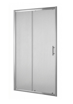 фото EG1CF Душевое ограждение в проем EvaGold 120х190, профиль хром, рифленое стекло
