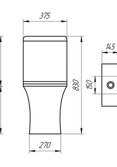 фото A2801 Унитаз-компакт, безободковый, сиденье тонкое ДП, крепления, арматура, гориз. выпуск