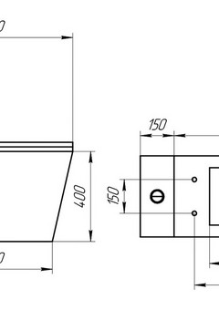 фото Унитаз-моноблок T1084 безободковый круговой смыв, сиденье тонкое ДП, арматура (с гофрой и подводкой)