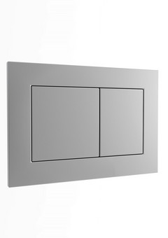 фото Кнопка смыва EvaGold 545-2 пластик квадрат хром матовый для инсталляции 545