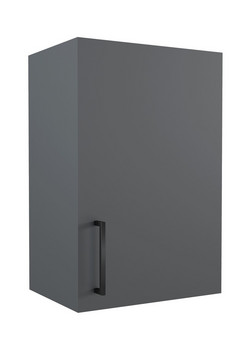 фото Шкаф навесной для посуды с полкой - Графит