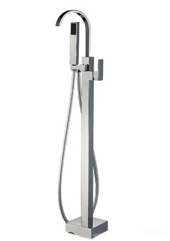 фото Напольный смеситель Капелла, хром, латунь, EvaGold