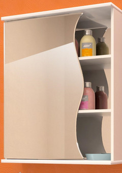 фото Зеркало-шкаф Wave 55 (Сосна Карелия)