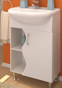 фото Тумба Wave (Сосна Карелия) (ум. Уют 55)