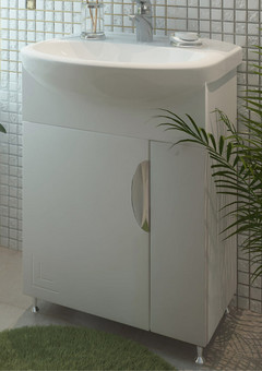 фото Тумба Vanessa 60 бел. (ум. Элеганс-60)